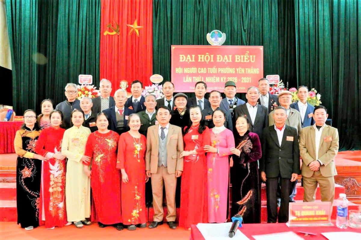 Ban Chấp hành Hội NCT phường Yên Thắng ra mắt Đại hội