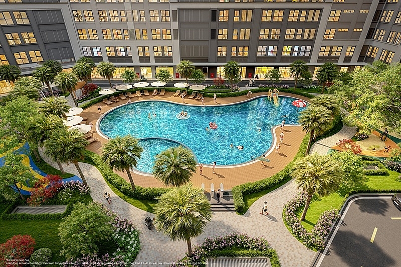 Dưới chân các tòa tháp căn hộ cao cấp là tiện ích quốc tế, đáp ứng mọi nhu cầu cư dân 
