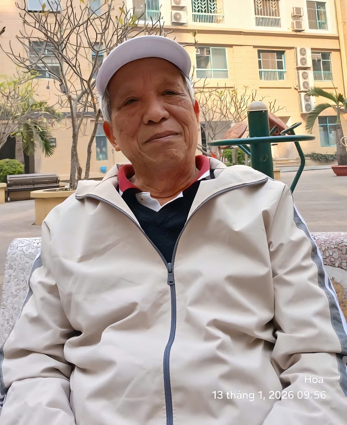 Ông Bùi Tiến Thoan - Chi hội trưởng Chi hội Người cao tuổi nhà CT4, phường Từ Liêm (Hà Nội)