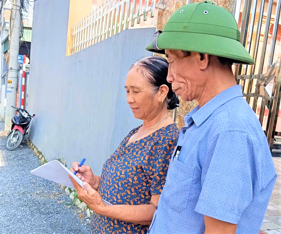 NCT xã Hồng Sơn tích cực tham gia công tác xã hội ở địa bàn dân cư