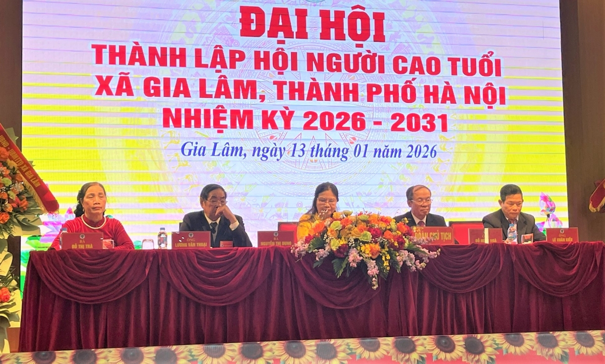 Đại hội thành lập Hội NCT xã Gia Lâm