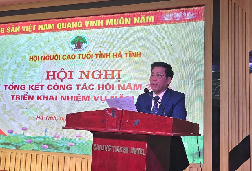 Ông Dương Xuân Hoà – Phó chủ tịch Hội NCT tỉnh Hà Tĩnh thông qua kế hoạch tổ chức lấy ý kiến góp ý sửa đổi, bổ sung Điều lệ hội NCT Việt Nam khoá VI trình Đại hội đại biệu Hội NCT Việt Nam nhiệm kỳ 2026 – 2031.