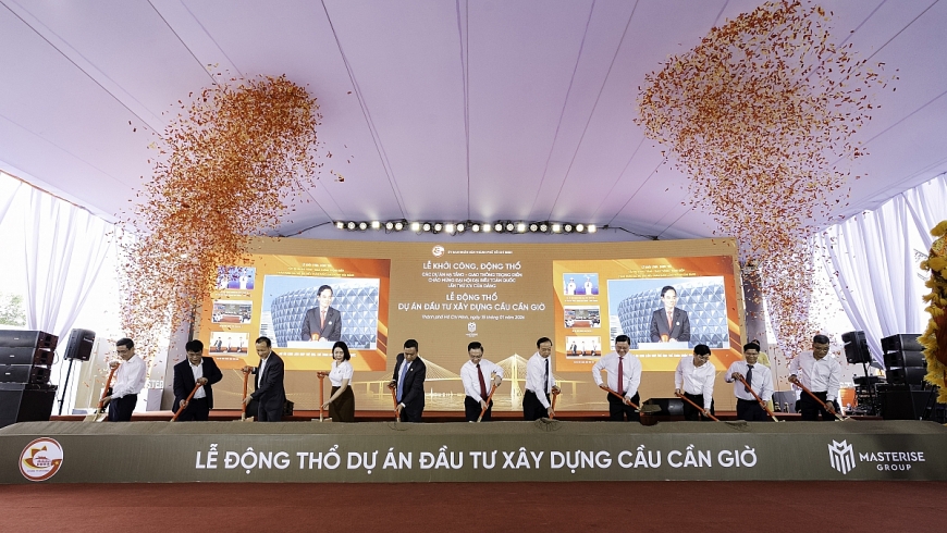 Lễ động thổ dự án đầu tư xây dựng cầu Cần Giờ  diễn ra vào 15/01