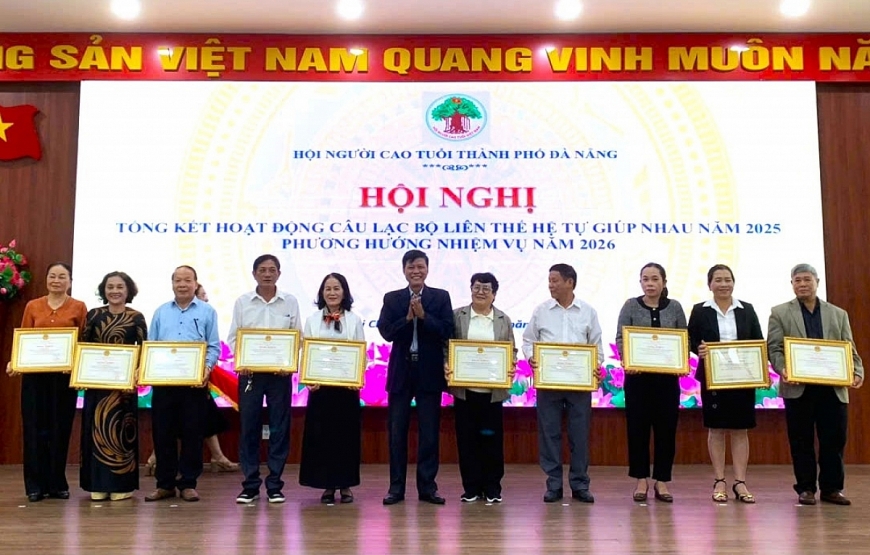 Hoạt động hiệu quả của các CLB Liên thế hệ tự giúp nhau ở Đà Nẵng: Góp phần nâng cao vị thế của người cao tuổi