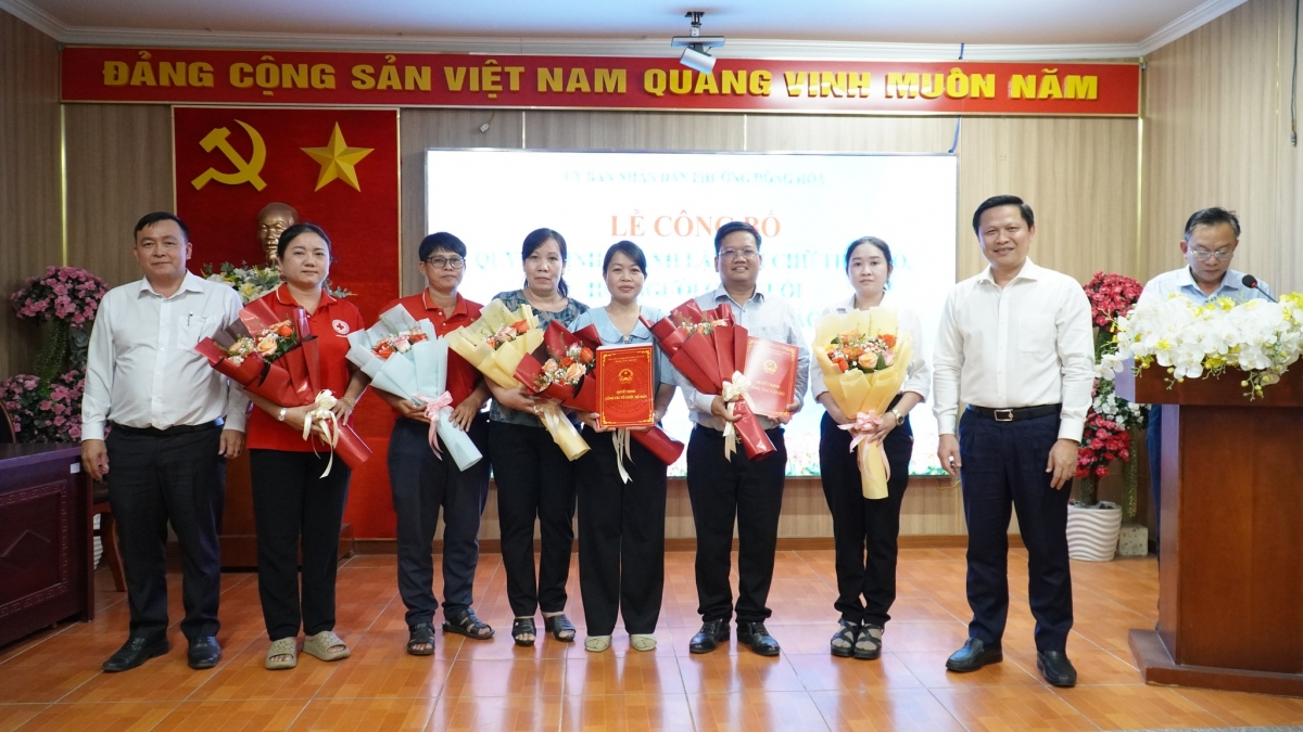 Hội Chữ thập đỏ phường Đông Hòa chính thức ra mắt.