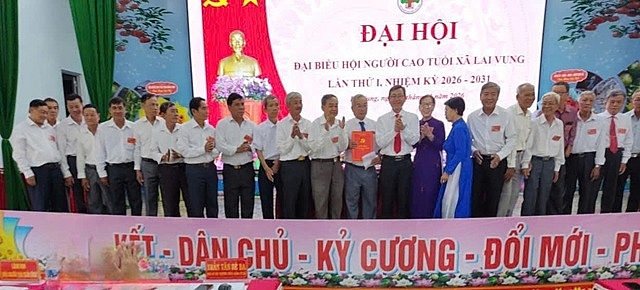 Ban Chấp hành Hội Người cao tuổi xã Lai Vung khóa mới ra mắt Đại hội
