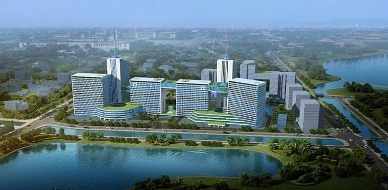 Phối cảnh khu phức hợp.