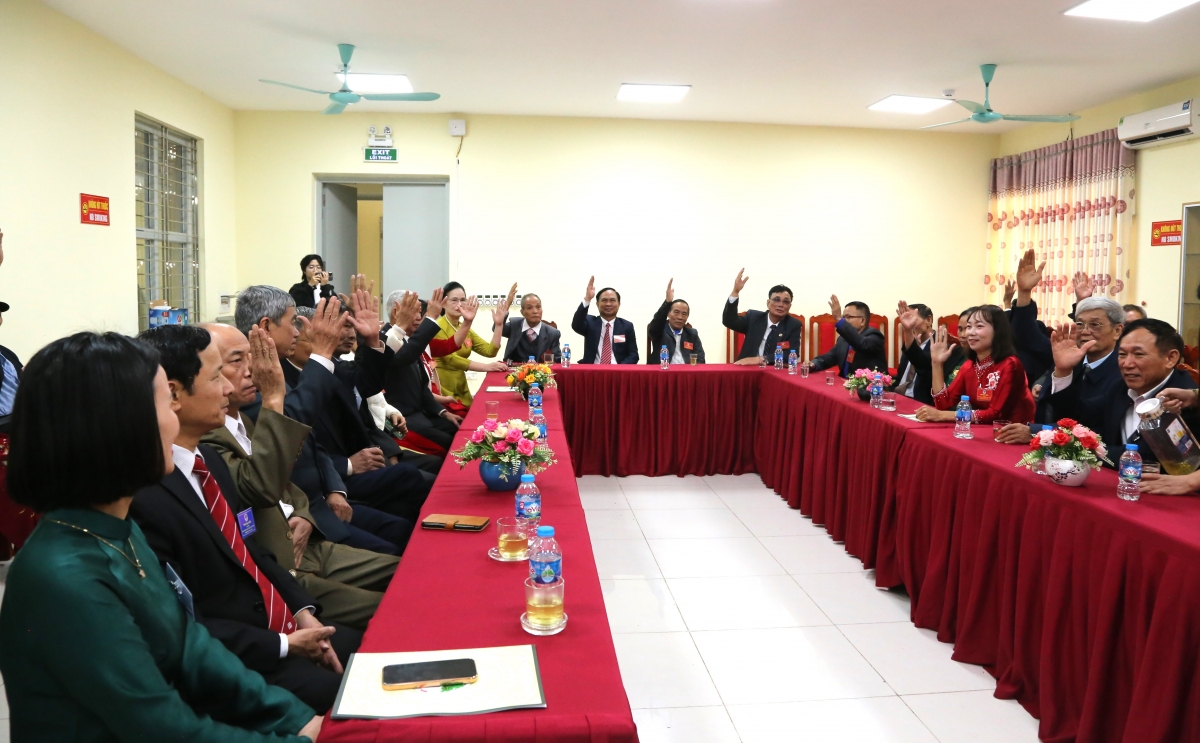 Hội nghị Ban Chấp hành Hội NCT xã Hát Môn lần thứ nhất