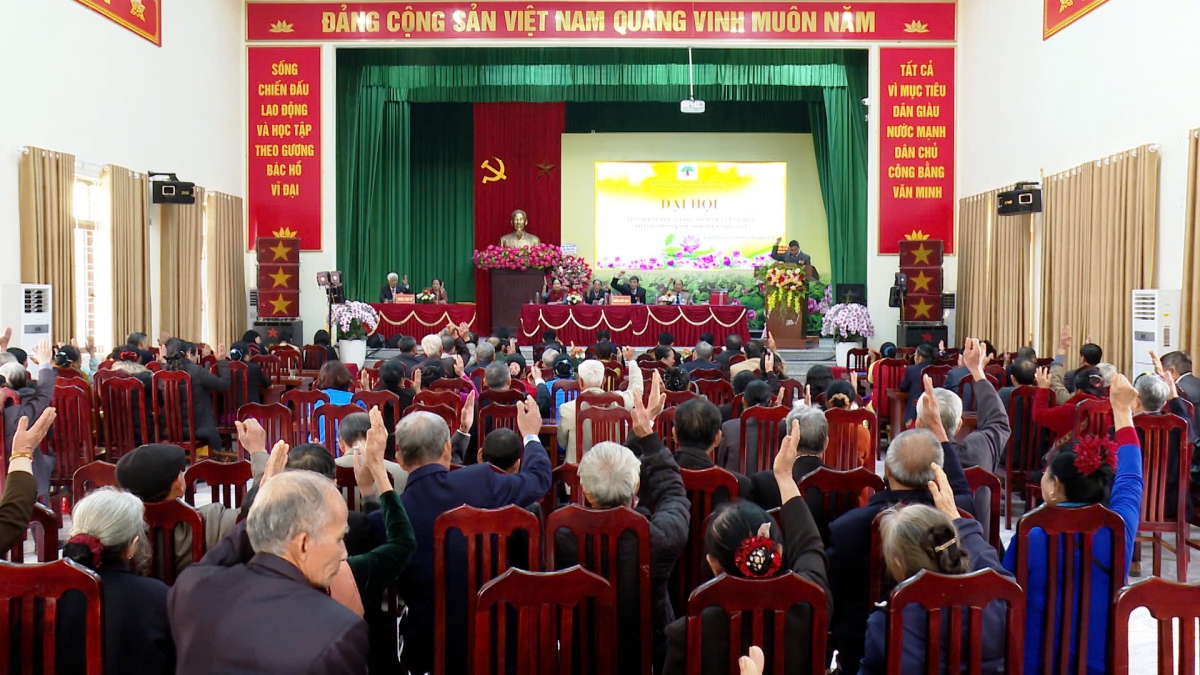 Quang cảnh Đại hội thành lập Hội NCT xã Ứng Hòa