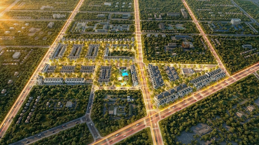 Ảnh - Phối cảnh tổng thể khu đô thị thượng lưu Eurowindow Central Avenue