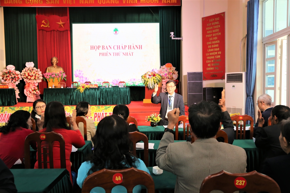 Hội nghị Ban Chấp hành Hội NCT xã Sơn Đồng lần thứ nhất 