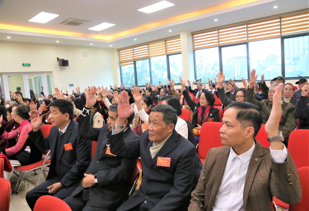 Đại hội biểu quyết bầu Ban Chấp hành Hội NCT nhiệm kỳ 2026-2031