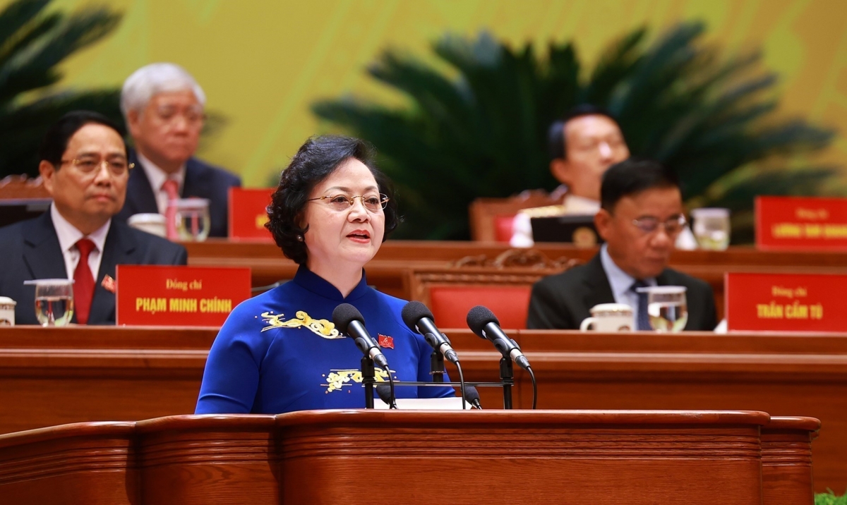 Đồng chí Phạm Thị Thanh Trà, Ủy viên Trung ương Đảng, Ủy viên Ban Thường vụ Đảng ủy Chính phủ, Phó Thủ tướng Chính phủ.