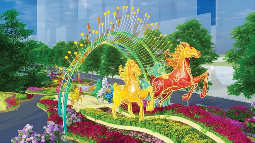 Ban tổ chức Đường hoa Nguyễn Huệ Tết Bính Ngọ 2026 chính thức công bố thông tin và hình ảnh đường hoa năm nay. Đường hoa năm nay mang chủ đề “Xuân hội tụ -Vững bước vươn mình”, được ví như một bản giao hưởng mùa xuân, khắc họa rõ nét tâm thế tự tin và khát vọng bứt phá của dân tộc trong kỷ nguyên phát triển mới