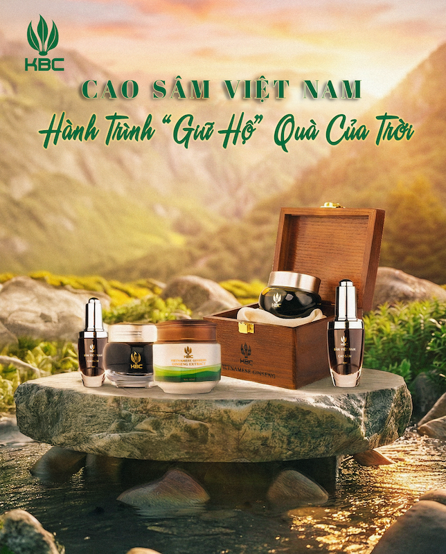KBC ra mắt cao sâm Việt Nam