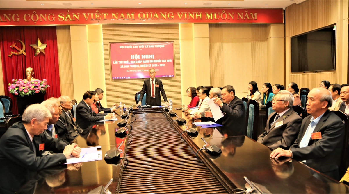 Hội nghị Ban Chấp hành Hội NCT xã Đan Phượng lần thứ nhất