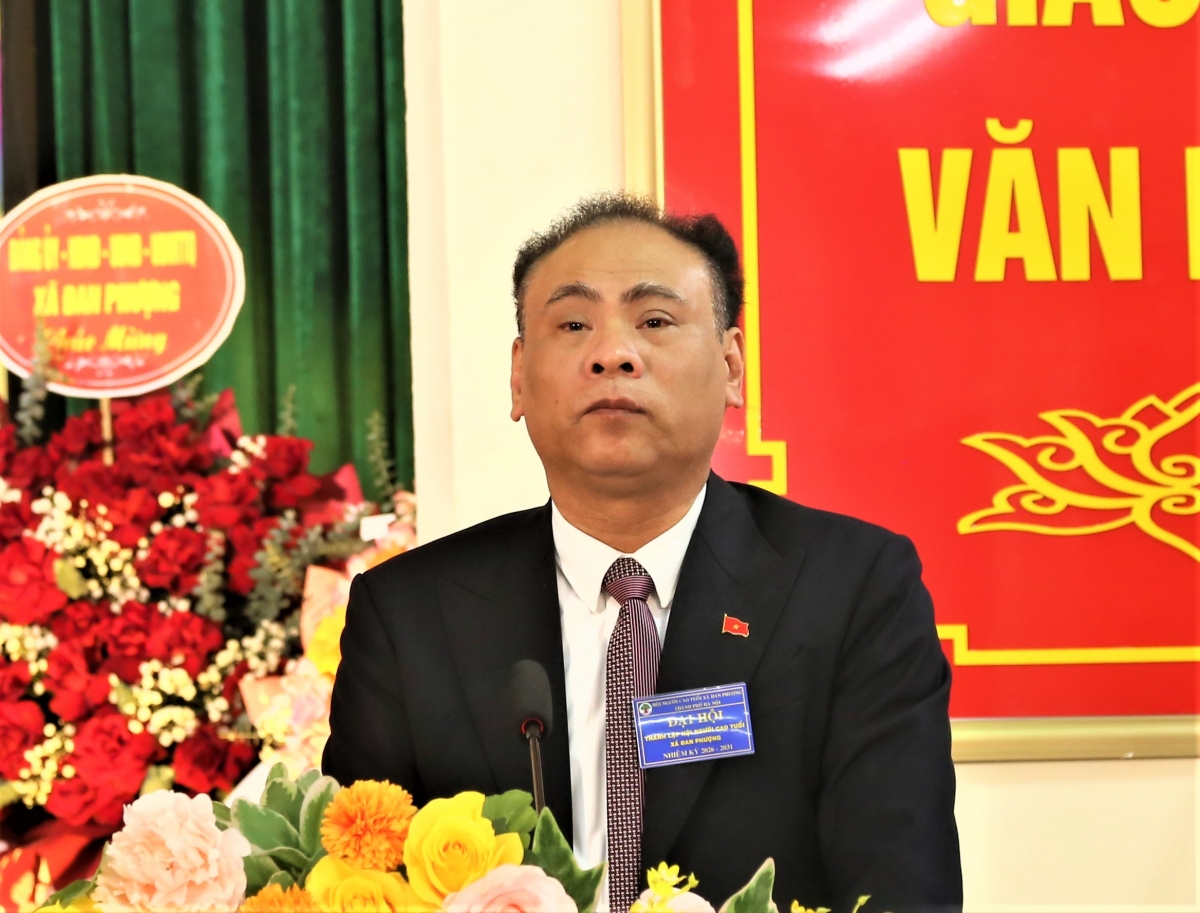 Ông Nguyễn Gia Hiển phát biểu