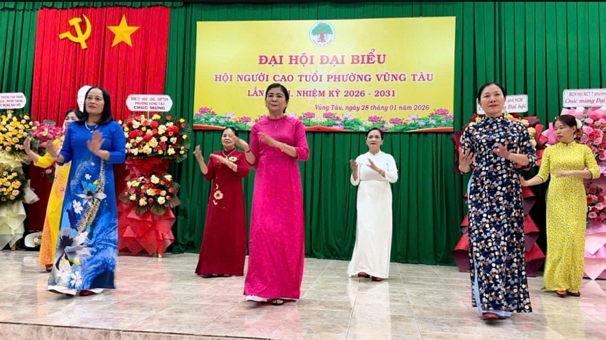 Đại hội Hội NCT phường Vũng Tàu, nhiệm kỳ 2026 – 2031: Mở ra giai đoạn phát triển mới