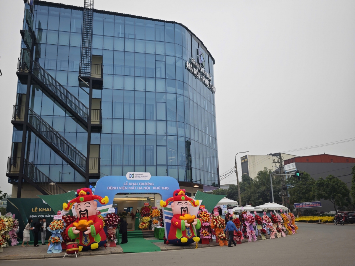 Phú Thọ: Khai trương Bệnh viện mắt Hà Nội- Phú Thọ