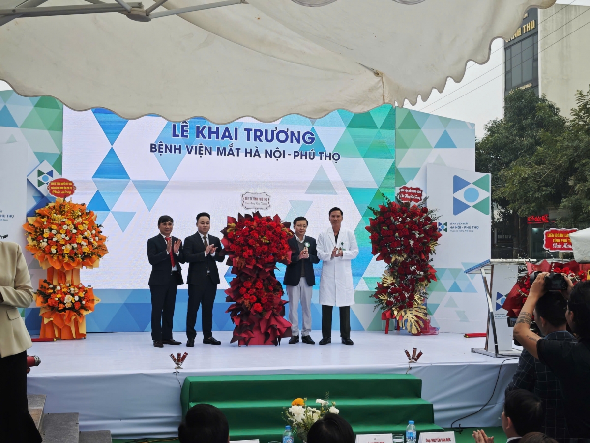 Phú Thọ: Khai trương Bệnh viện mắt Hà Nội- Phú Thọ