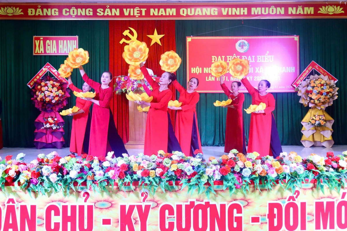 Nhân sự mới, khí thế mới tại Đại hội Hội Người cao tuổi xã Gia Hanh