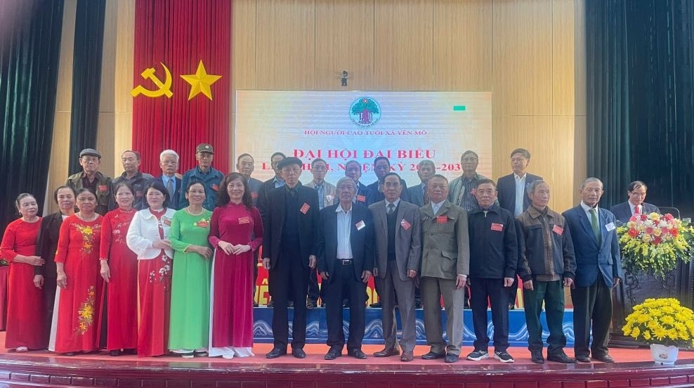 Ban Chấp hành Hội NCT xã Yên Mô ra mắt Đại hội