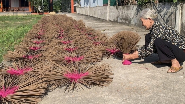 Sắc Xuân ấm nồng ở làng hương Báo Ân