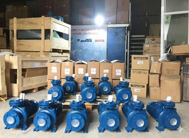 Kho hàng máy bơm Matra- Công ty Cổ Phần Matra Quốc Tế