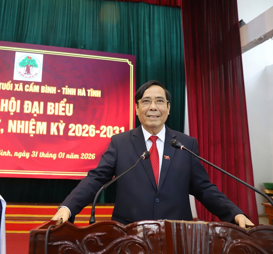 Ông Nguyễn Thanh Bình - Chủ tịch Hội NCT Việt Nam phát biểu chỉ đạo Đại hội.