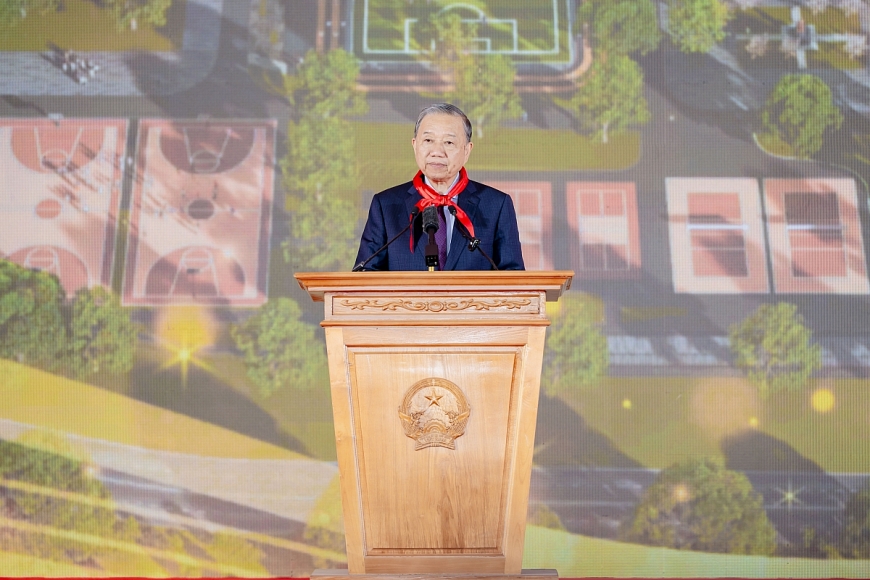 Tổng Bí thư Tô Lâm phát biểu. Ảnh: Ánh Dương