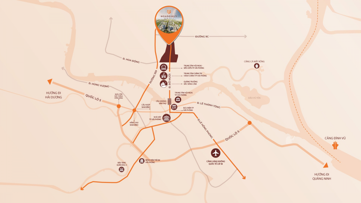 Huy Hoàng New City - Kiệt tác đô thị giữa trung tâm Thủy Nguyên, Hải Phòng