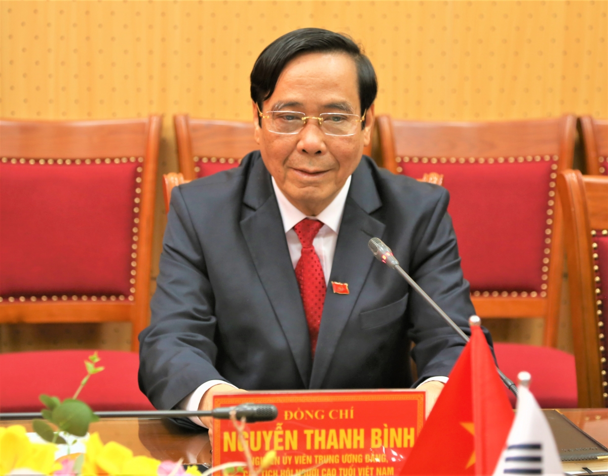 Chủ tịch Nguyễn Thanh Bình phát biểu