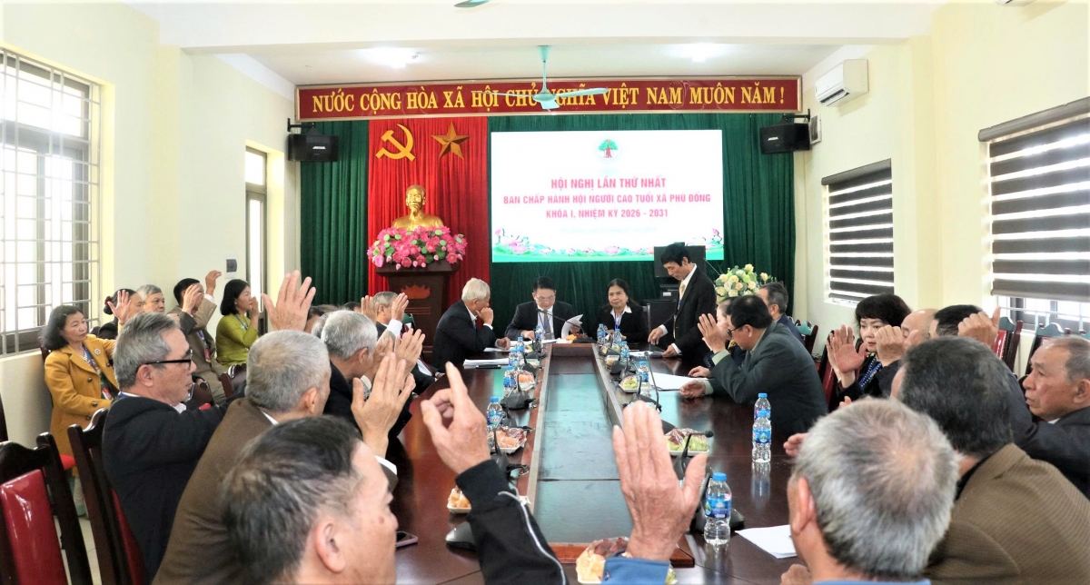 Hội nghị Ban Chấp hành Hội NCT xã Phù Đổng lần thứ nhất