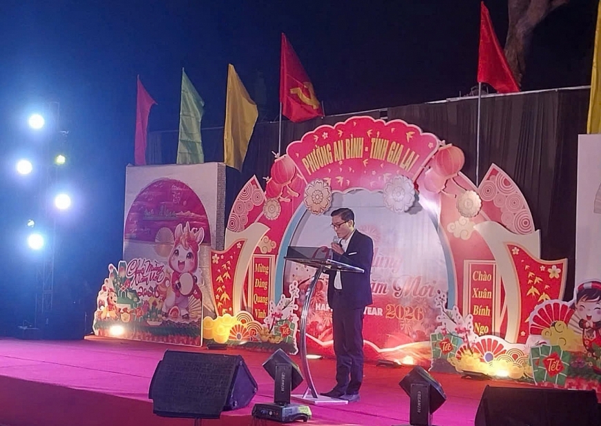 Gia Lai: Phường An Bình tổ chức chương trình văn nghệ “Mừng Đảng, Mừng Xuân” và trao quà “Tết vì người nghèo”