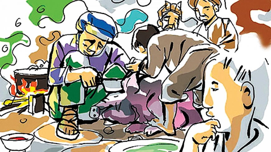 “Đụng lợn” ăn Tết