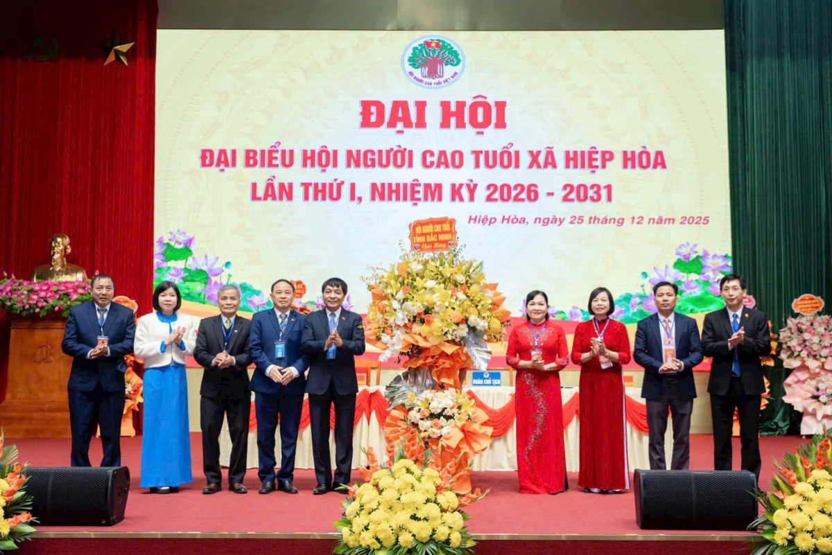 Đại hội Hội NCT xã Hiệp Hòa, tỉnh Bắc Ninh