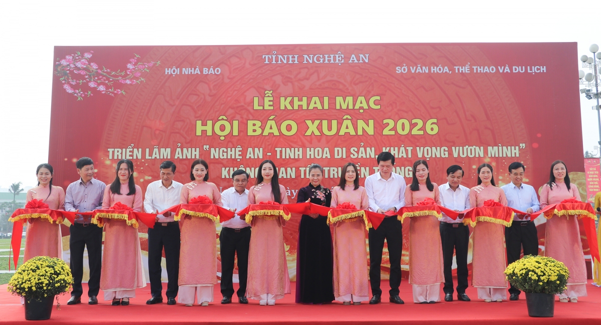 Nghệ An khai mạc hội báo xuân Bính Ngọ năm 2026