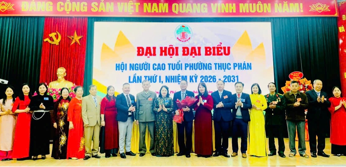 Ban Chấp hành Hội NCT phường ra mắt đại hội