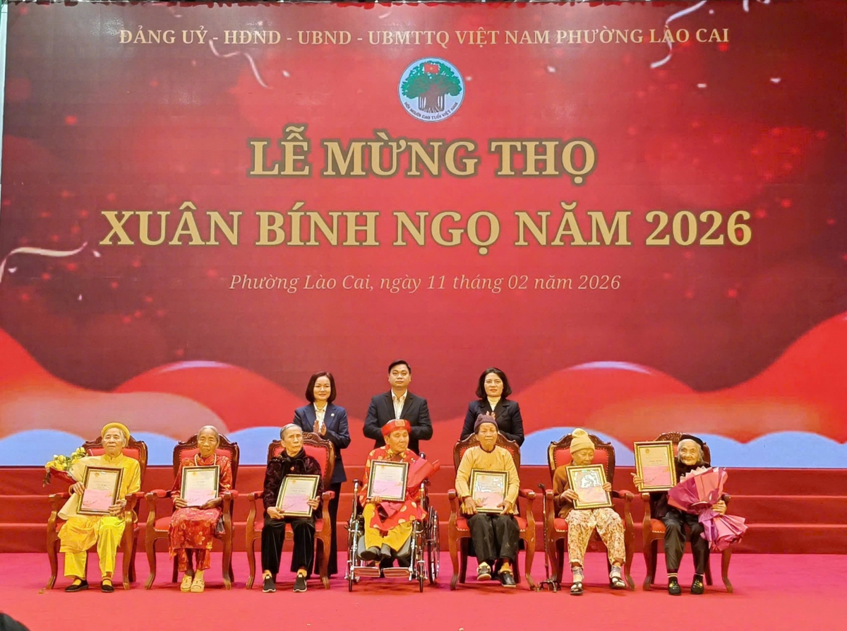 Phường Lào Cai tổ chức Lễ mừng thọ xuân Bính Ngọ năm 2026
