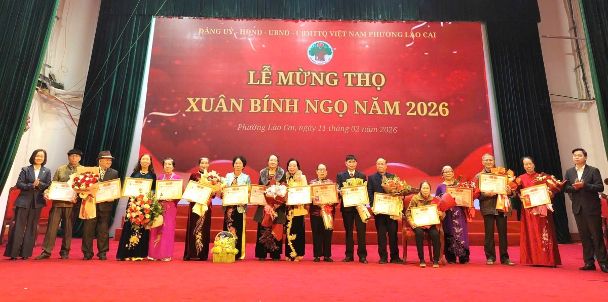 Phường Lào Cai tổ chức Lễ mừng thọ xuân Bính Ngọ năm 2026