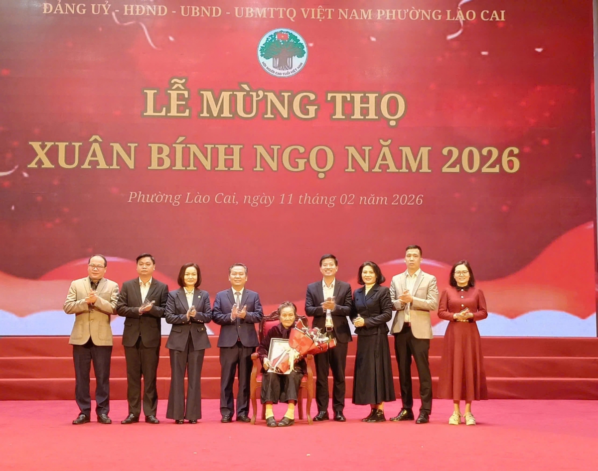 Phường Lào Cai tổ chức Lễ mừng thọ xuân Bính Ngọ năm 2026