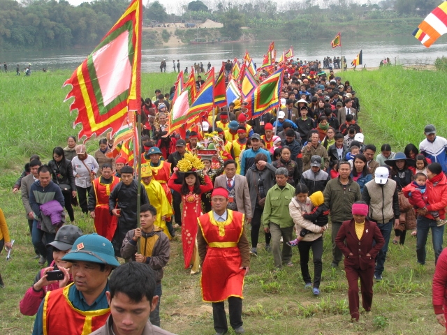 Nghi thức trong lễ hội đền Quả Sơn được bảo tồn trọn vẹn