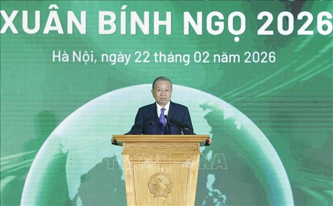 Tổng Bí thư Tô Lâm phát biểu chỉ đạo và phát động “Tết trồng cây đời đời nhớ ơn Bác Hồ” Xuân Bính Ngọ 2026.