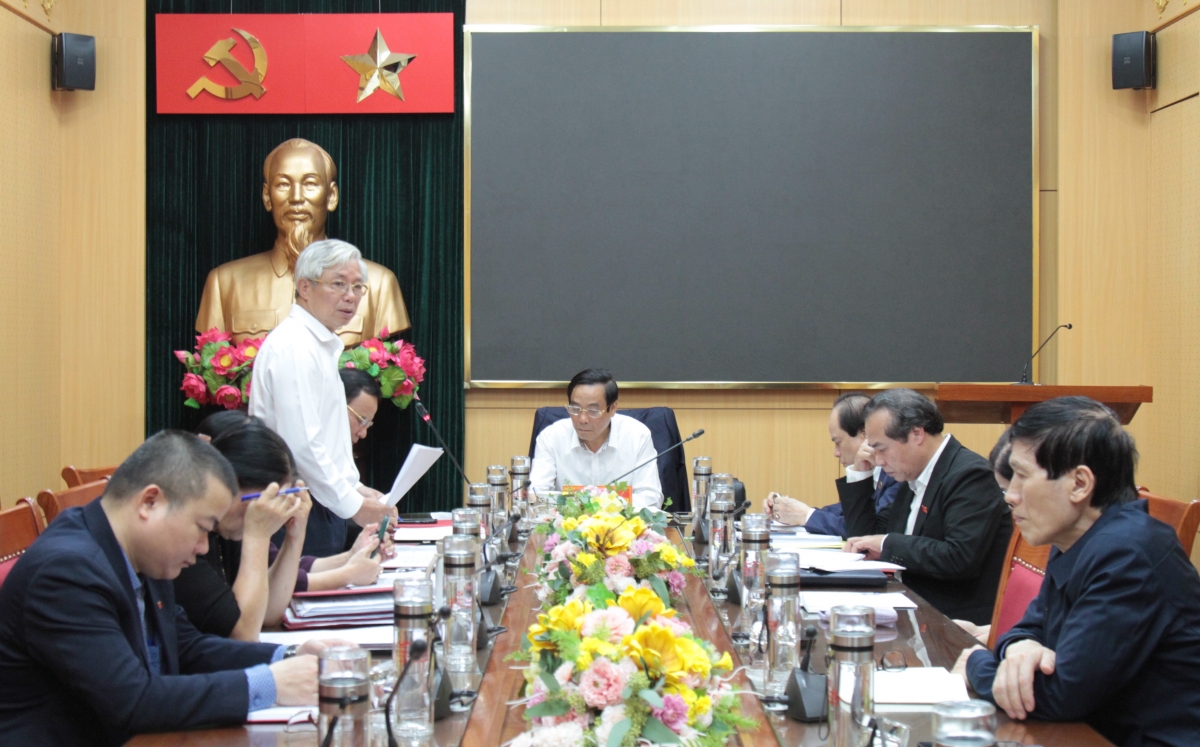 Ông Nguyễn Xuân Lập, Trưởng Ban Chăm sóc NCT, Trung ương Hội NCT Việt Nam phát biểu ý kiến