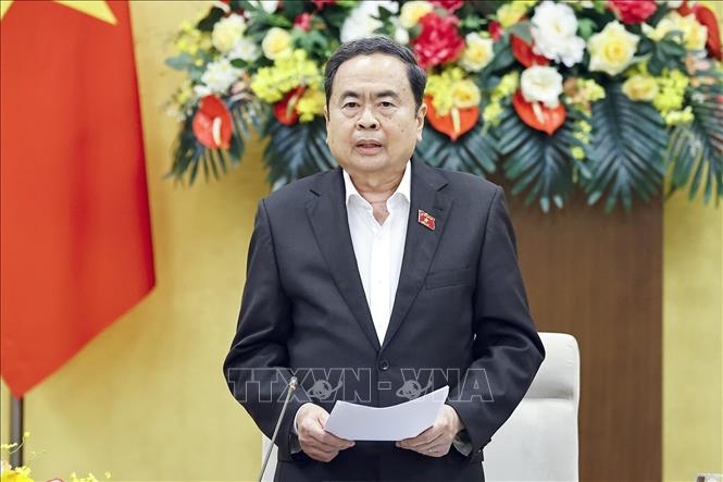 Chủ tịch Quốc hội Trần Thanh Mẫn, Chủ tịch Hội đồng bầu cử Quốc gia phát biểu