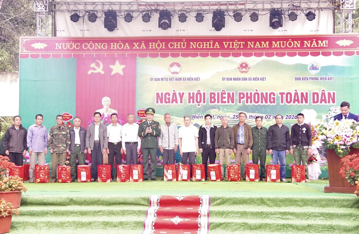 Thanh Hóa: Xã Hiền Kiệt tổ chức “Ngày hội Biên phòng toàn dân” năm 2026