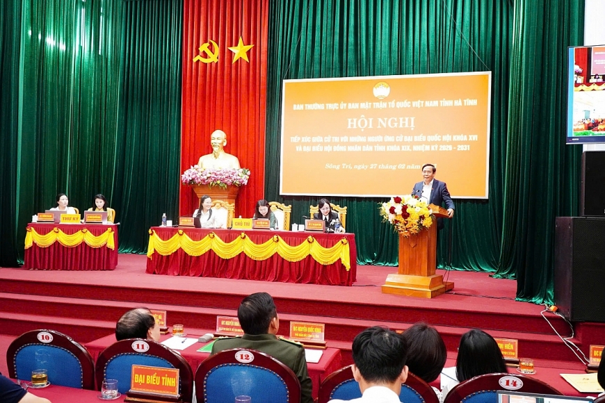 Đồng chí Nguyễn Thanh Bình – Nguyên Ủy viên Trung ương Đảng, Chủ tịch Hội Người cao tuổi Việt Nam trình bày chương trình hành động của mình tại Hội nghị.