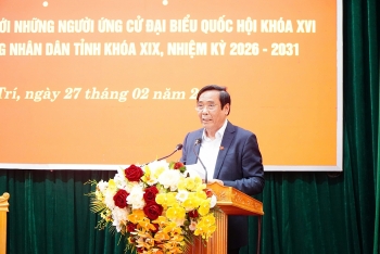 Chủ tịch Hội Người cao tuổi Việt Nam Nguyễn Thanh Bình và các ứng cử viên đại biểu Quốc hội tiếp xúc cử tri tại Hà Tĩnh