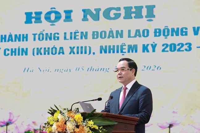 Ông Nguyễn Anh Tuấn được bầu giữ chức Chủ tịch Tổng LĐLĐ Việt Nam