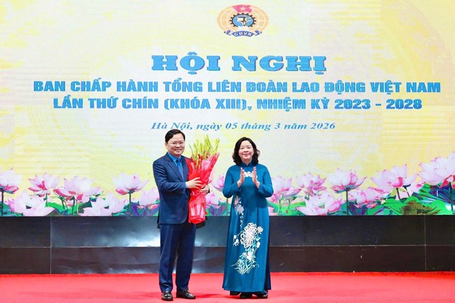 Ông Nguyễn Anh Tuấn được bầu giữ chức Chủ tịch Tổng LĐLĐ Việt Nam